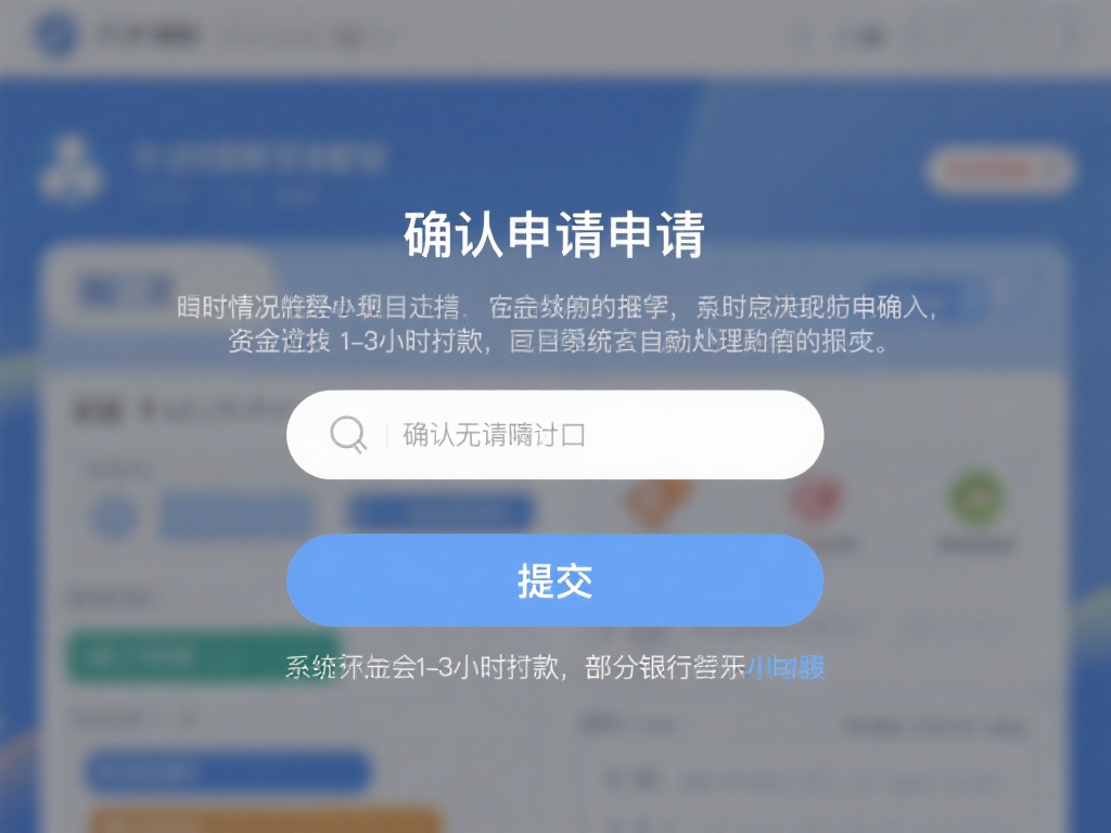 提交申请：确认无误后，点击“提交”按钮，系统会自动