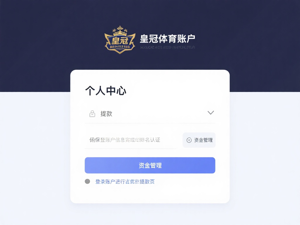 登录账户并进入提款页面
首先，登录你的皇冠体育账